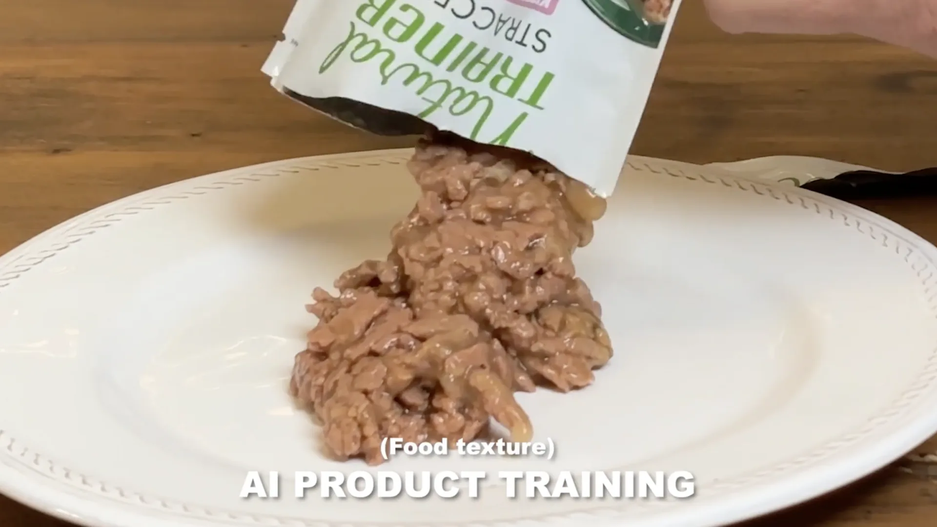 Affinity Natural Trainer, AI product training: food texture