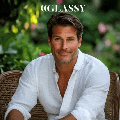 Digital Humans: AI-generated man in a white linen shirt in a garden