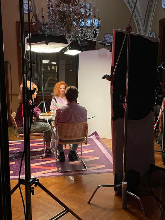 Heinz Tomato Frito, behind the scenes: interior set