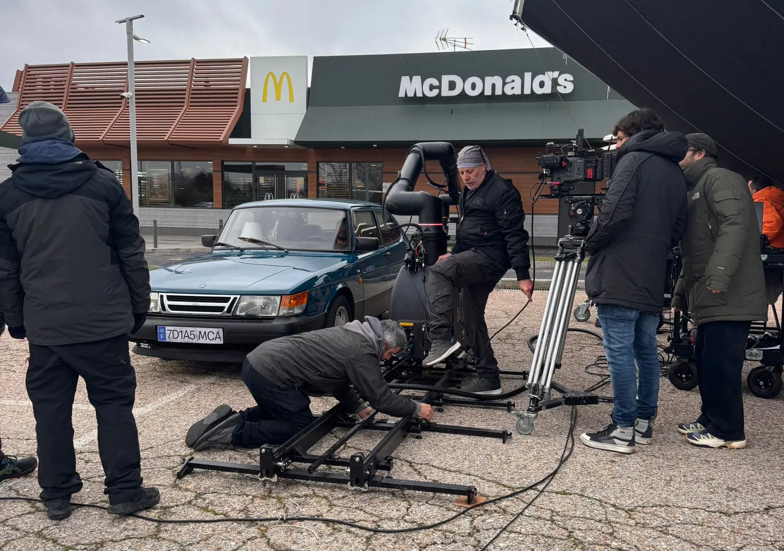 McDonald’s, behind the scenes: shooting the car at the McAuto