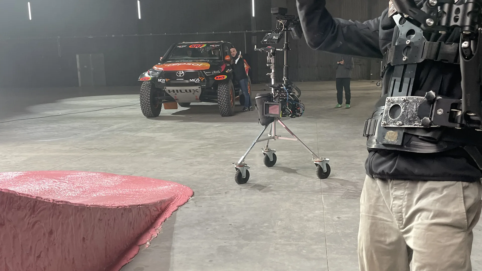 Repsol x Dakar, behind the scenes: Steadicam operator on set